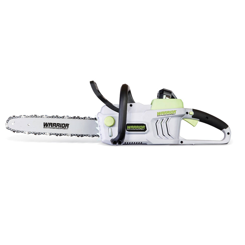 Overview of Warrior Eco Power Equipment 40v Cordless Chainsaw