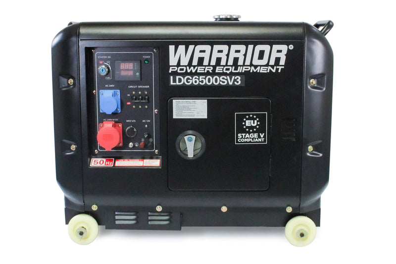 Warrior 6.25 kVa Diesel Generator 3 Phase - Bimson Power EU