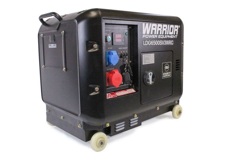 Warrior 6.25 kVa Diesel Generator 3 Phase - Bimson Power EU